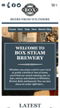 Mobile Screenshot of boxsteambrewery.com